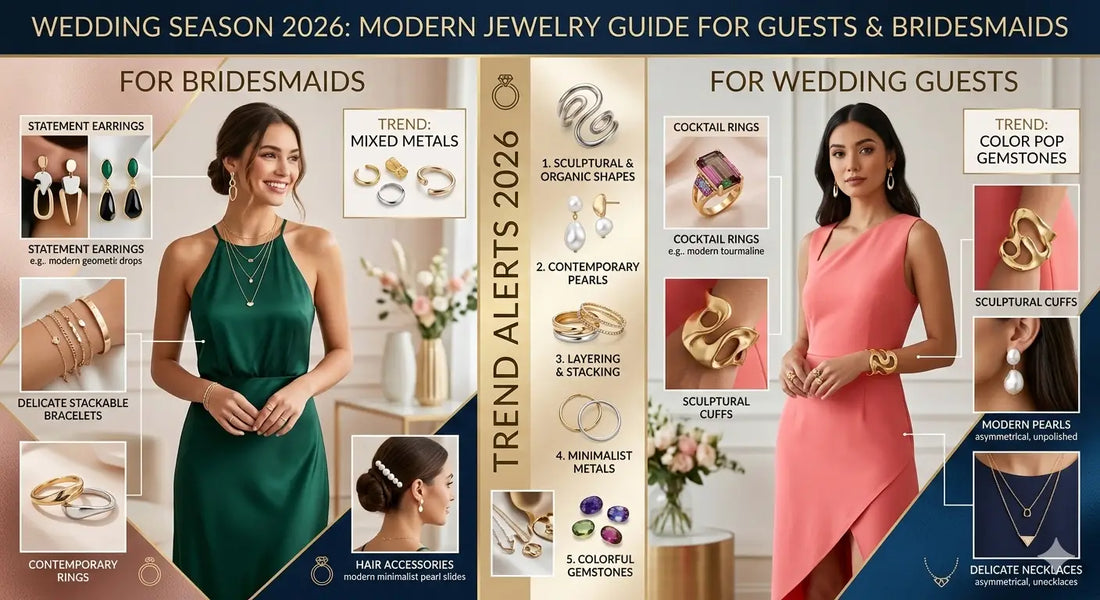 Wedding Season 2026: Modern Jewelry Guide for Guests & Bridesmaids