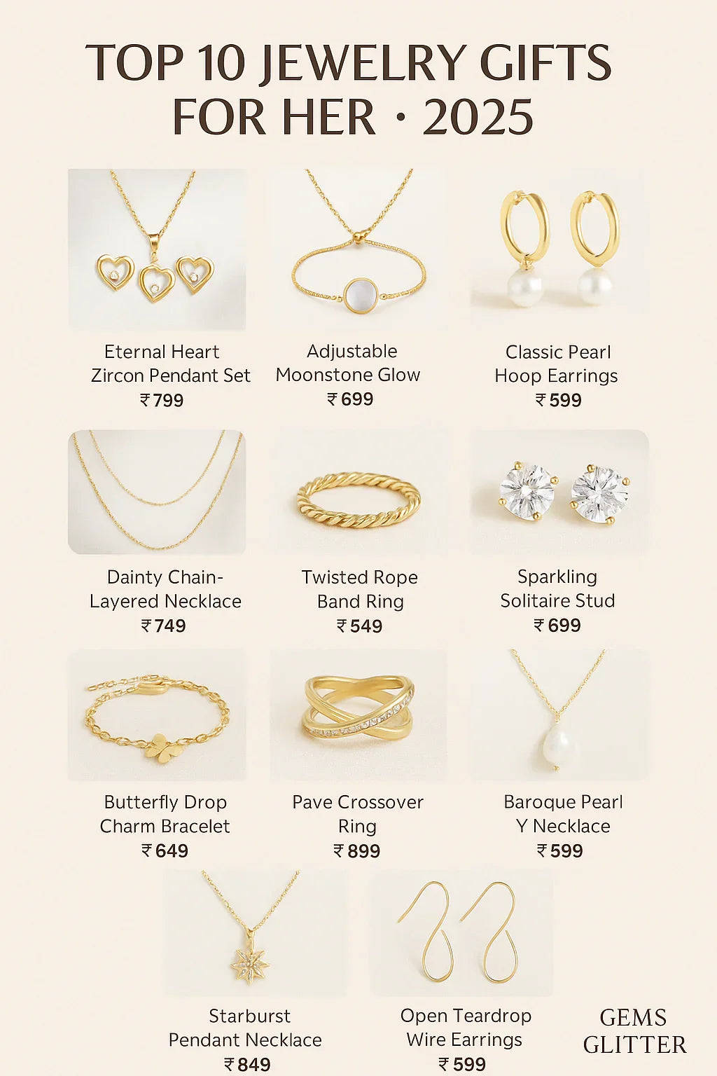 Anti Tarnish Jewelry in India – Waterproof & Durable - Gems and Glitter