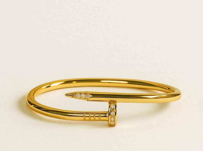Nail Bangle – 18K Gold Plated & Anti-Tarnish Gems and Glitter
